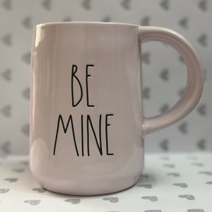 Rae Dunn BE MINE Pink Ceramic Mug